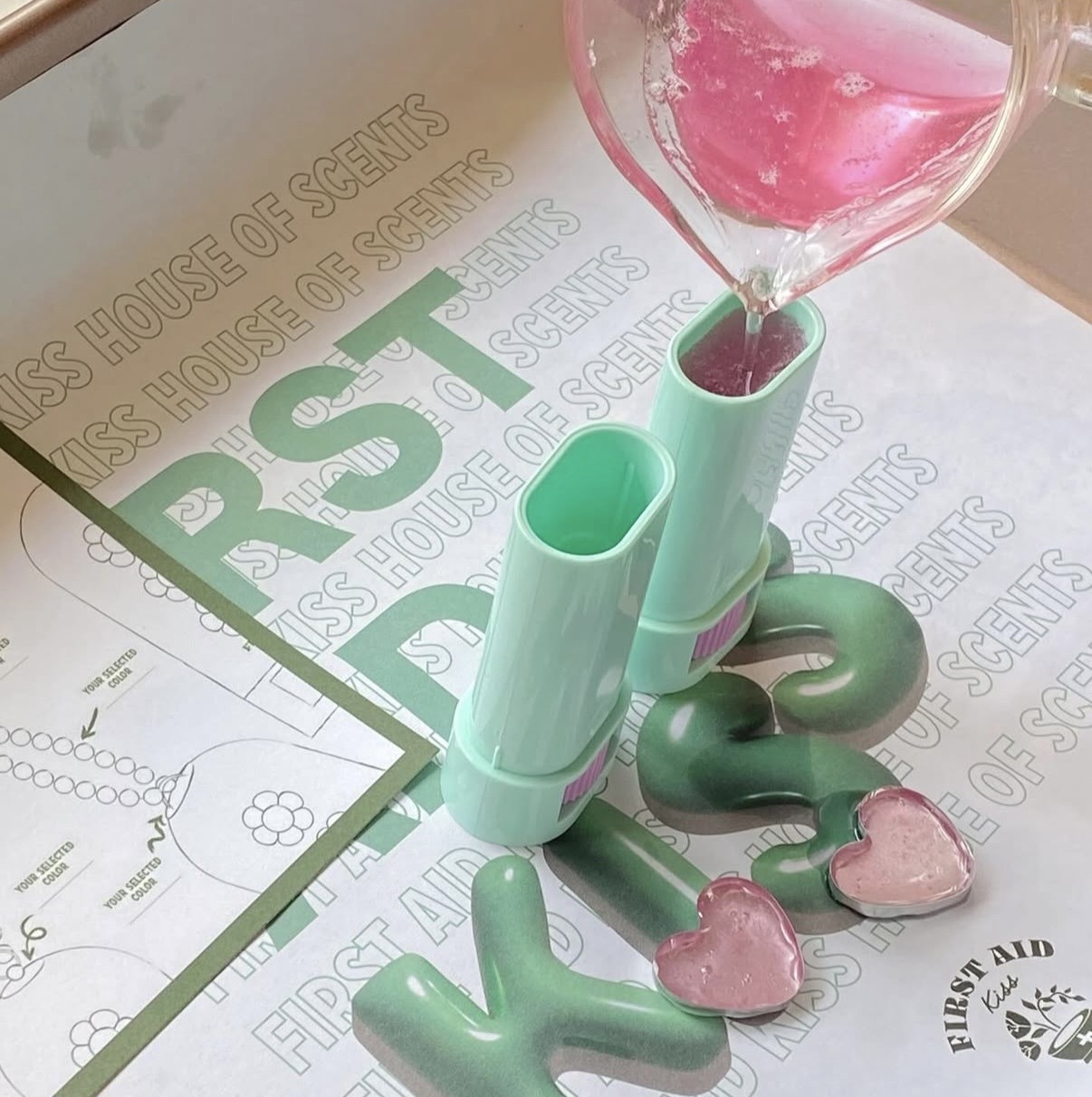 DIY Jelly Perfume Workshop at First Aid Kiss Bangkok, make your own jelly perfume