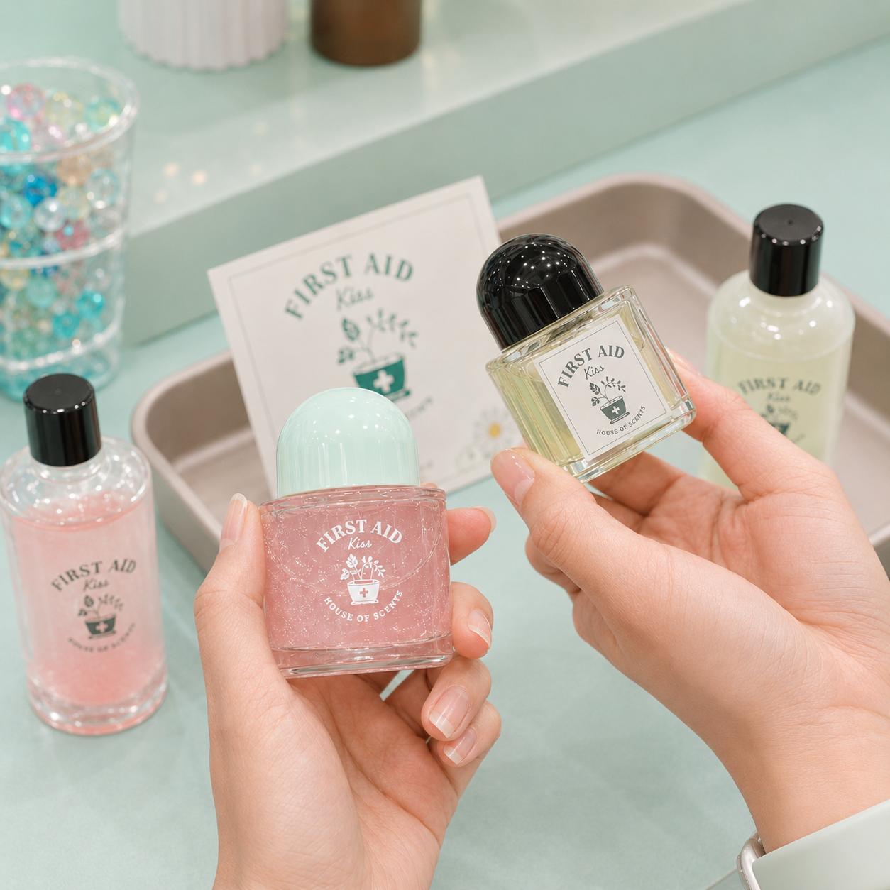 DIY Perfume Body Mist Workshop at First Aid Kiss Bangkok, create your own signature body mist